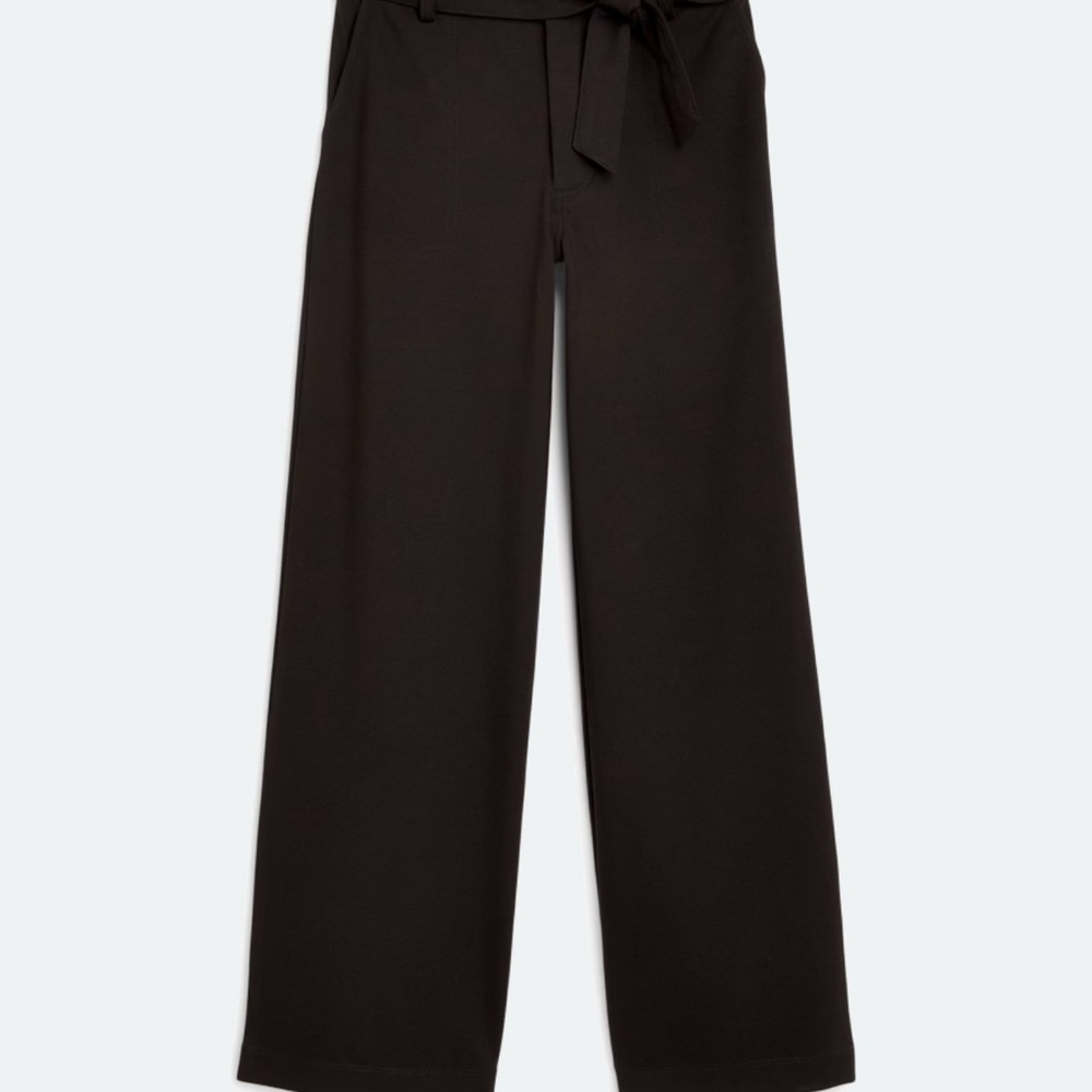 Elegant Black Wide-Leg Pants